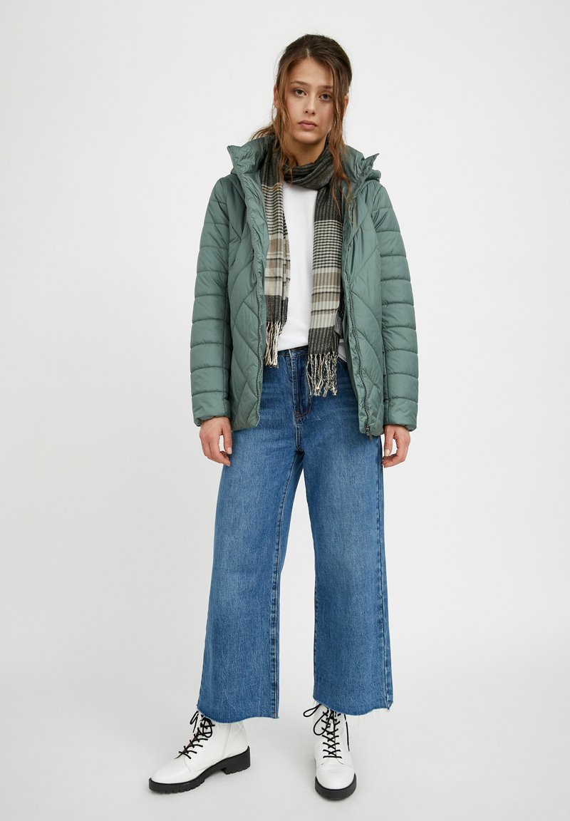 Damen Leichte Jacken | Finn Flare Übergangsjacke dark green/dunkelgrün - PQ24597 Damen Leichte Jacken | Finn Flare Übergangsjacke dark green/dunkelgrün - PQ24597