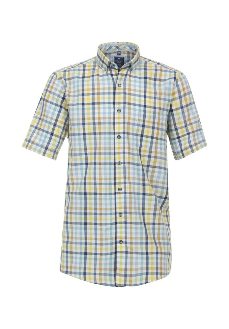 Redmond REGULAR FIT KURZARM - Hemd - blau/dunkelblau - Zalando.at