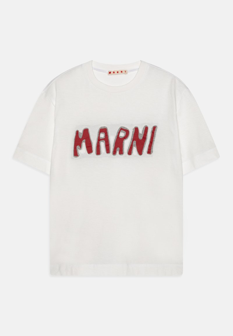 Marni T-shirt print wit Marni T-shirt print wit