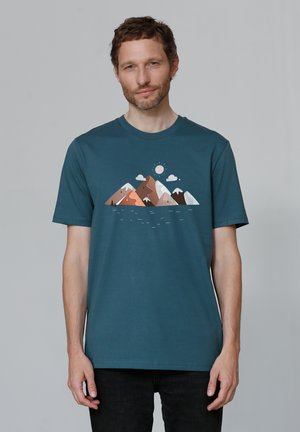 MOUNTAINS  MOON - T-Shirt print - stargazer