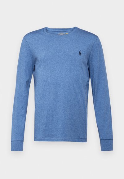 Polo Ralph Lauren CUSTOM SLIM JERSEY LONG-SLEEVE T-SHIRT - Ilgarankovis viršutinės dalies drabužis - faded royal heather