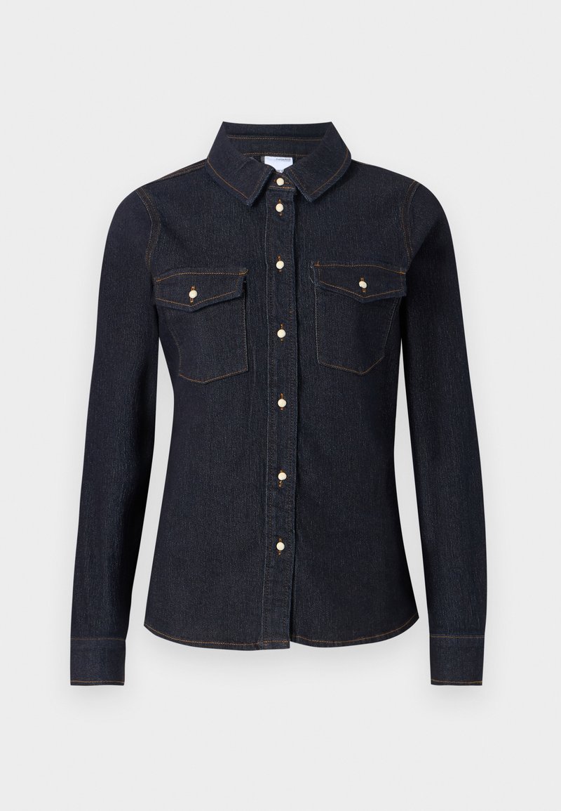 Vero Moda Overhemdblouse donkerblauw denim
