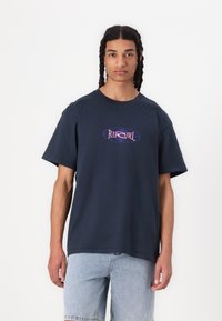 Rip Curl - HERITAGE OVAL TEE UNISEX - T-shirt imprimé - dark navy Image miniature 1