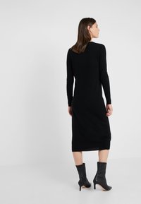 pure cashmere CREW NECK DRESS - Obleka/pulover - black