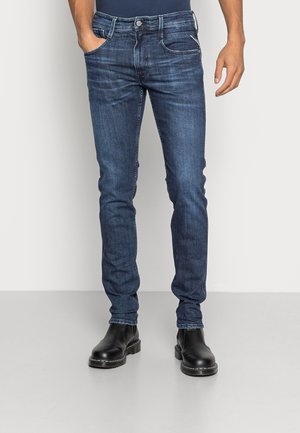 Jean droit - dark-blue denim