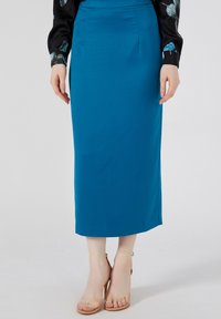 Smart and Joy DROITE MIDI - Jupe crayon - bleu sarcelles
