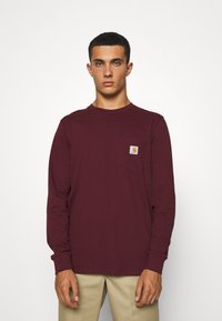 Carhartt WIP POCKET - Camisola de manga comprida - wine