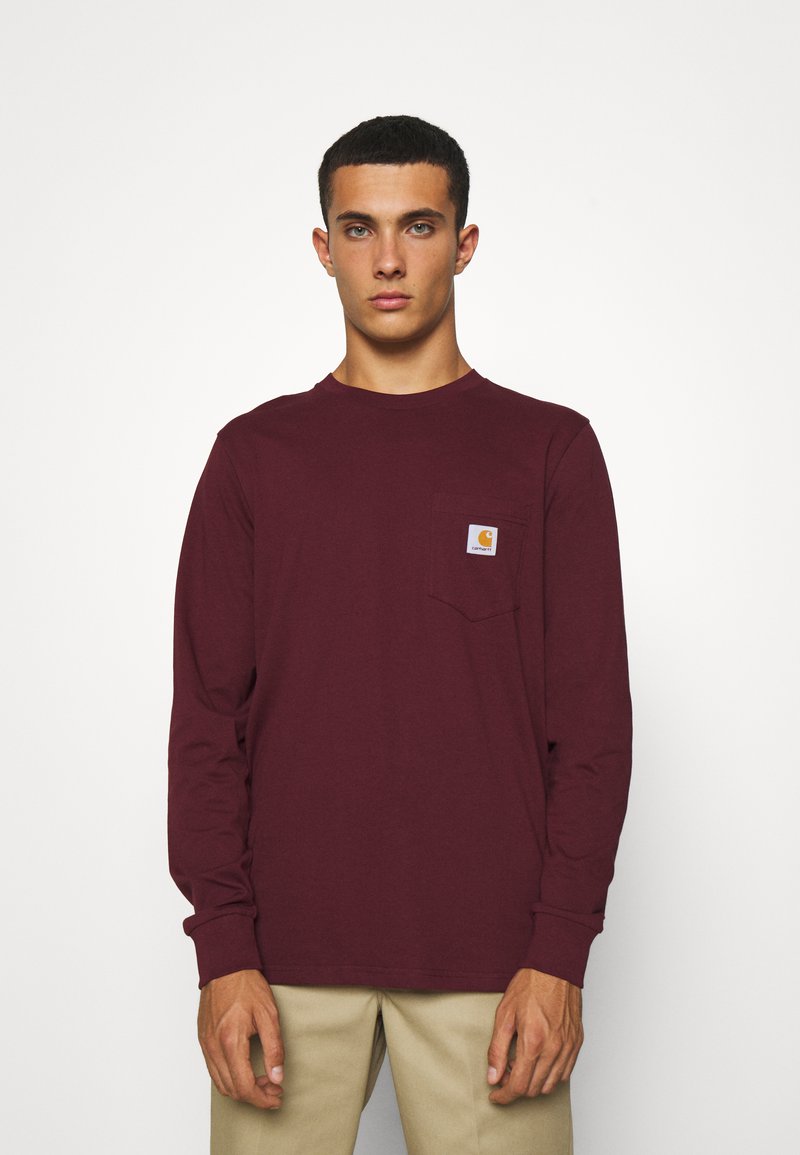 Carhartt WIP POCKET - Camisola de manga comprida - wine