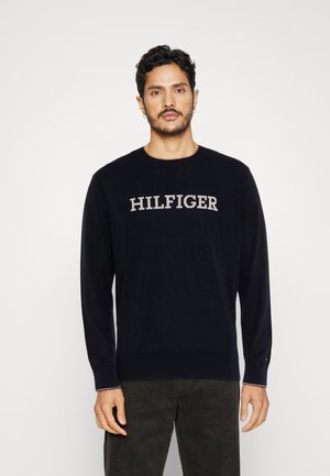 MONOTYPE GRAPHIC CREW NECK - Maglione - desert sky