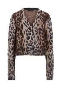 Casaco de malha - leopard brown