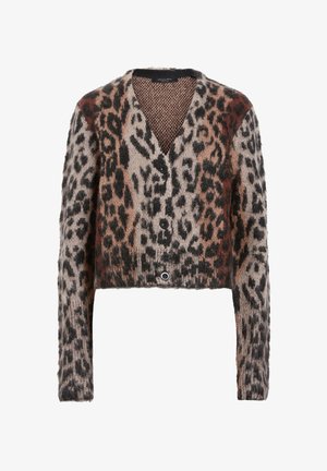 AllSaints Cardigan - leopard brown