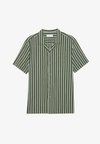 LINEN MIX SHIRT - Skjorter - green/white