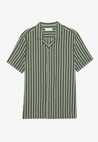 LINEN MIX BLEND SHIRT - Srajca - green/white