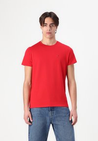 Tommy Jeans SLIM TEE - T-shirt - bas - red hot