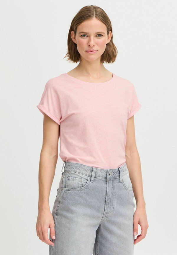 BYPamila - Basic T-shirt - roseate spoonbill melange