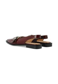 Bianco BIAVICTORIA - Bailarinas con tira trasera - burgundy nappalak