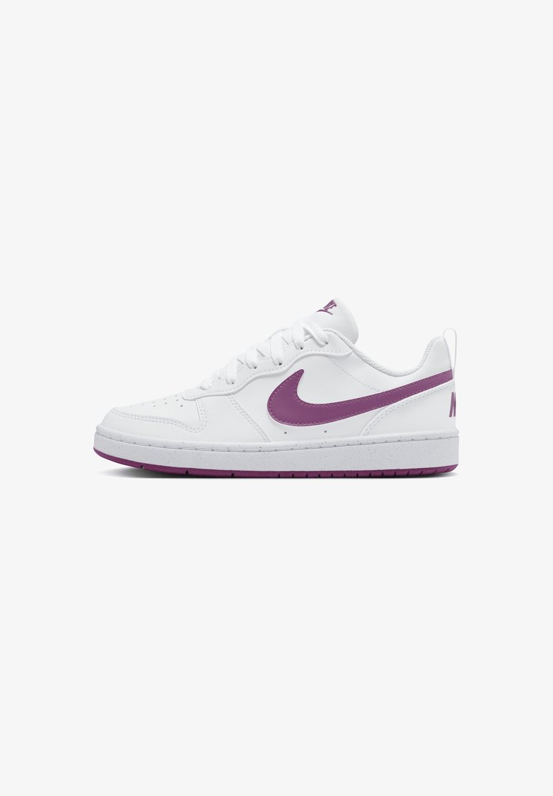 Nike Sportswear COURT BOROUGH LOW RECRAFT - Sportcipő - white hot fuchsia