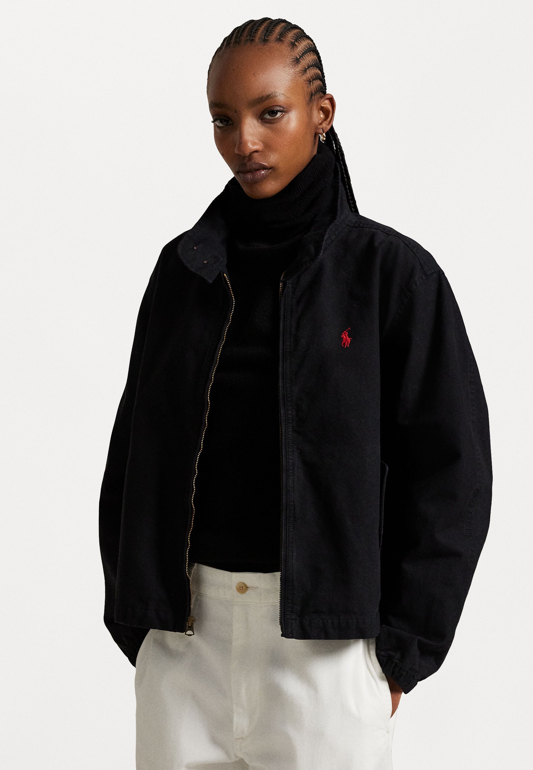 Polo Ralph Lauren COTTON CANVAS JACKET - Leichte Jacke - black