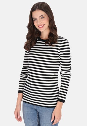 SWEATER - Pulóver - black/white
