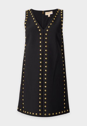 MICHAEL Michael Kors, V NECK STUD MINI - Robe de jour - black