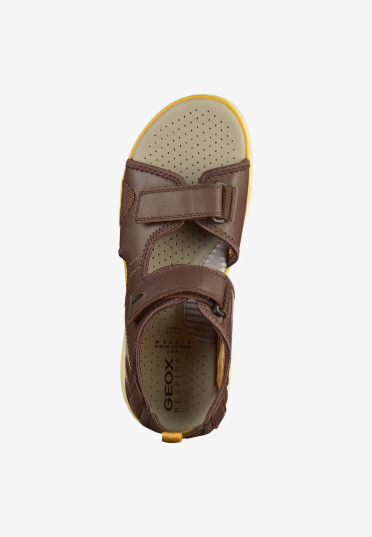 Geox Sandalen - brown/yellow/Bruin - Zalando.be