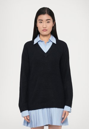 LORELI COMBO DRESS - Ingruha - navy/blue