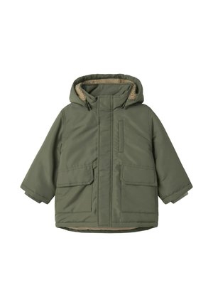 Wintermantel - dusty olive