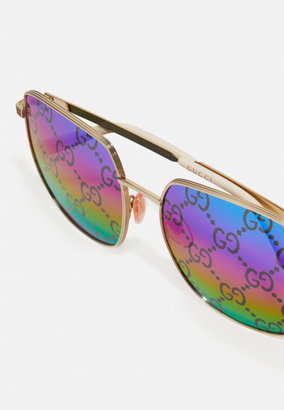Gucci Akiniai nuo saulės - gold-coloured/multicolor