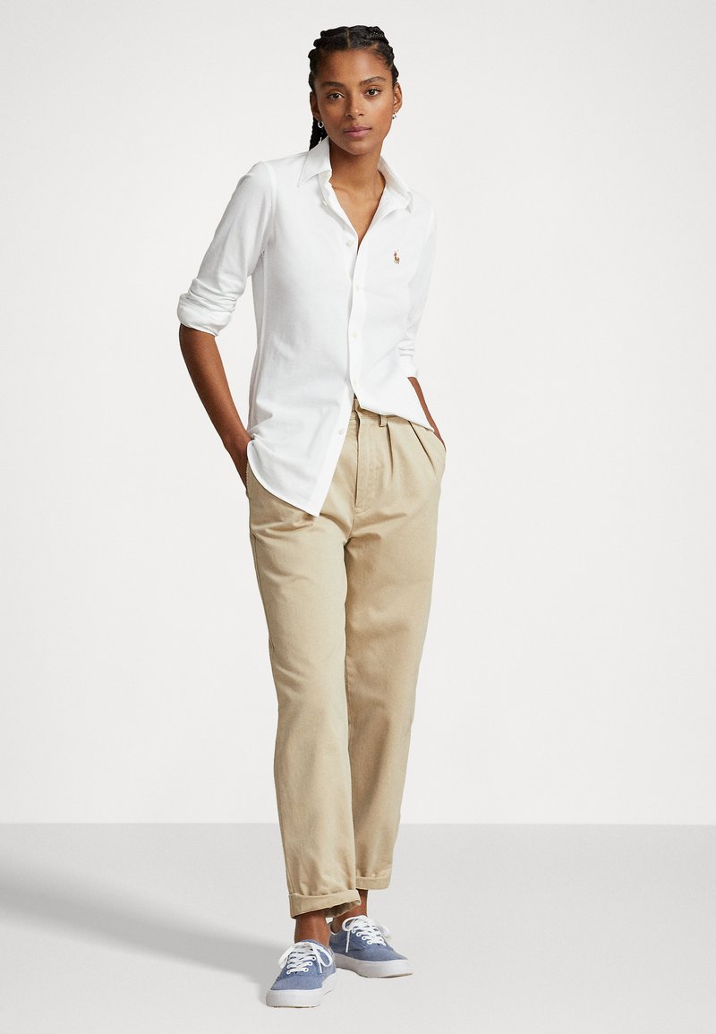Polo Ralph Lauren OXFORD SHIRT - Button-down blouse - white - Zalando.ie