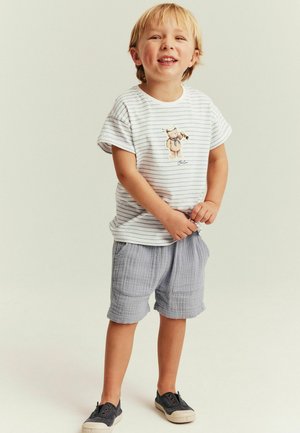 Newbie, T-SHIRT WITH TEDDY BEAR DETAIL UNISEX - T-Shirt print - off-white