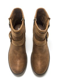mtng TACÓN - Botines con plataforma - marron