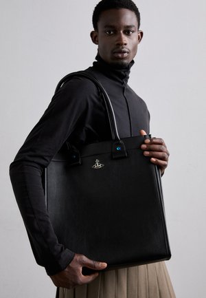 Vivienne Westwood TEDDY TOTE BAG UNISEX - Maisiņveida soma - black