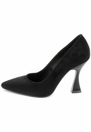 Højhælede pumps - black