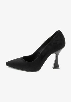 Højhælede pumps - black