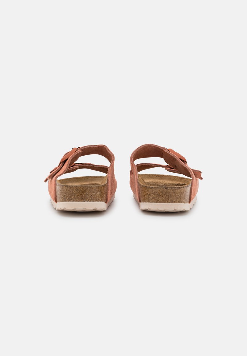 Damen Flache Pantoletten | Birkenstock ARIZONA SFB VL NARROW Hausschuh earth red/hellrot - GB85890 Damen Flache Pantoletten | Birkenstock ARIZONA SFB VL NARROW Hausschuh earth red/hellrot - GB85890