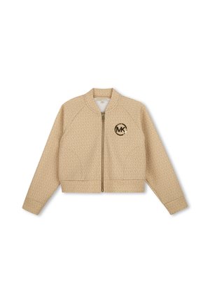 Michael Kors Kids CARDIGAN EN DOUBLE JERSEY - Sweater met rits - caramel