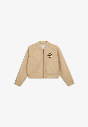 Michael Kors Kids, CARDIGAN EN DOUBLE JERSEY - Sweat zippé - caramel