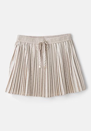 sandro JUPE SAME FIT - Pliceret nederdel /Nederdele med folder - kaki/rose
