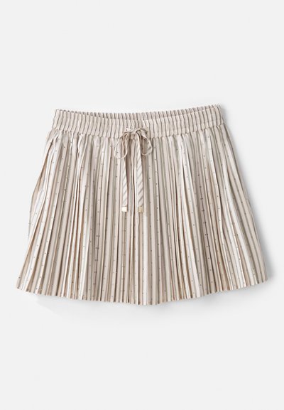 sandro JUPE SAME FIT - Faltenrock - kaki/rose