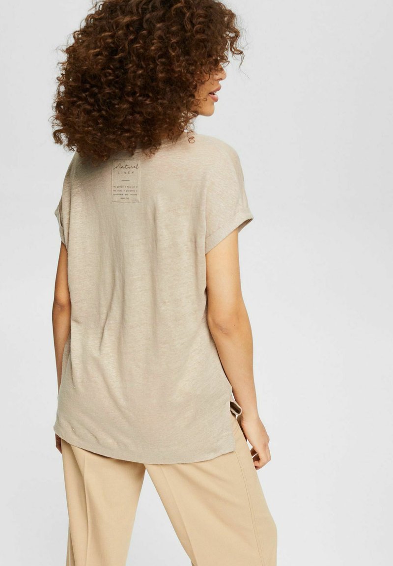 Damen T-Shirts | Esprit Collection T-Shirt basic light taupe/taupe - HJ42268 Damen T-Shirts | Esprit Collection T-Shirt basic light taupe/taupe - HJ42268