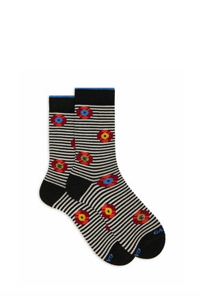 CORTE FANTASIA DISCHI VINILE - Socken - black