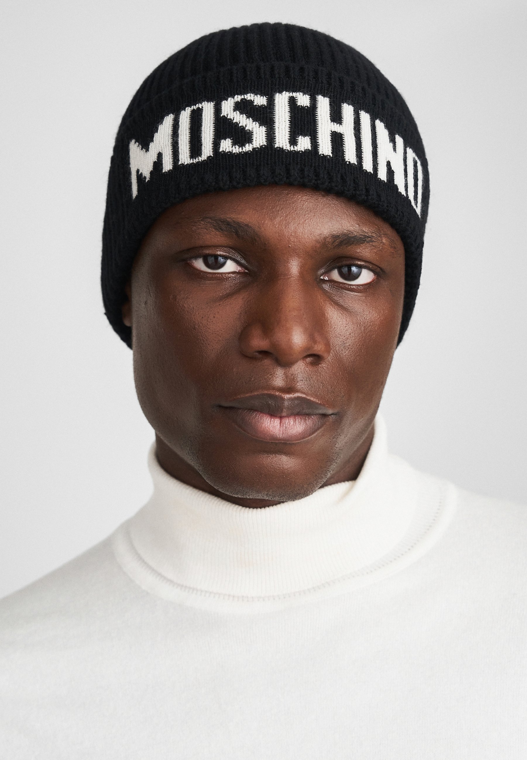MOSCHINO BEANIE UNISEX - Mütze - black/schwarz - Zalando