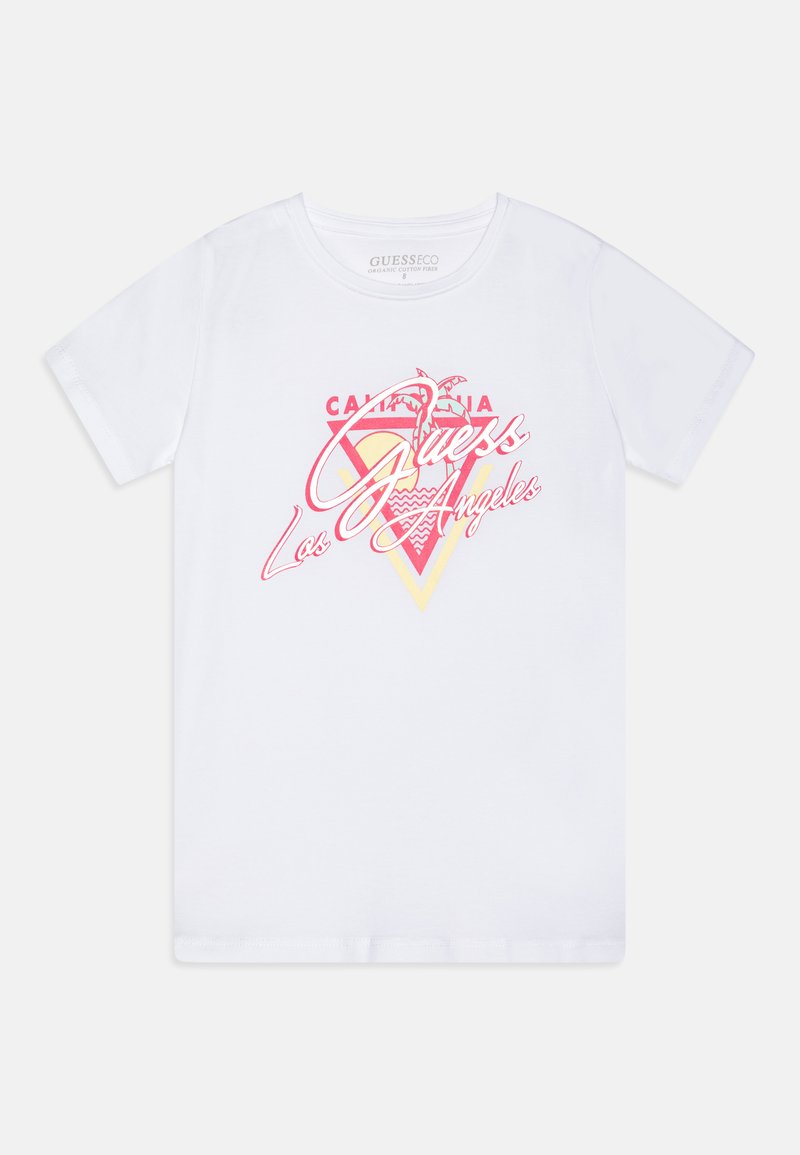 Guess - JUNIOR - Apdrukāts T-krekls - pure white, Palielināt