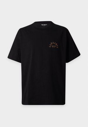 Carhartt WIP, ARCH SCRIPT - Μπλουζάκι με στάμπα - black/brown