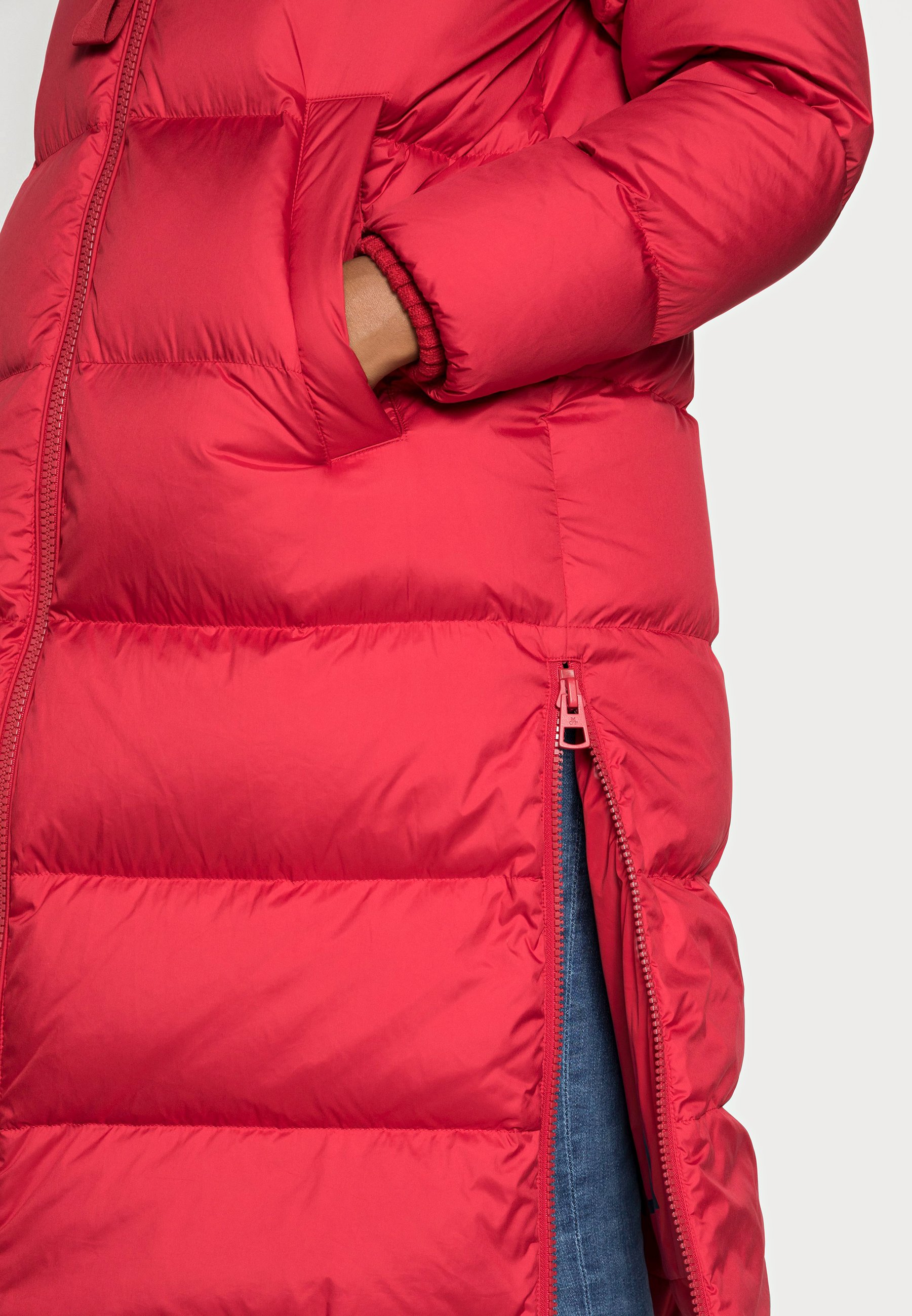 marco polo big puffer coat schwarz