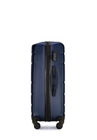 WITTCHEN LUGGAGE SET WITH WASH BAG AND TAG FROM ABS - Valise à roulettes - dark blue
