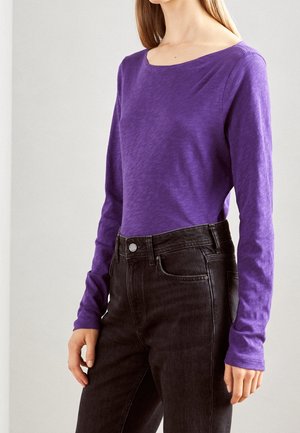 Langærmet T-shirt - purple