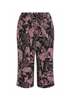 Yours Clothing, PLUS SIZE CROPPED TROUSERS - Bukser - black