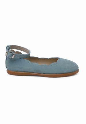 PULSERA DETALLE ONDAS - Ankle strap ballet pumps - azul