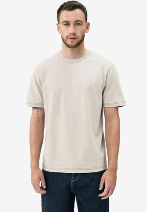 Next T-SHIRT. - T-shirt basic - putty contrast stitch